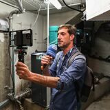 Reporter Tim Schulze hat die Führung durch das Innere des Florianturms mit der Kamera begleitet.