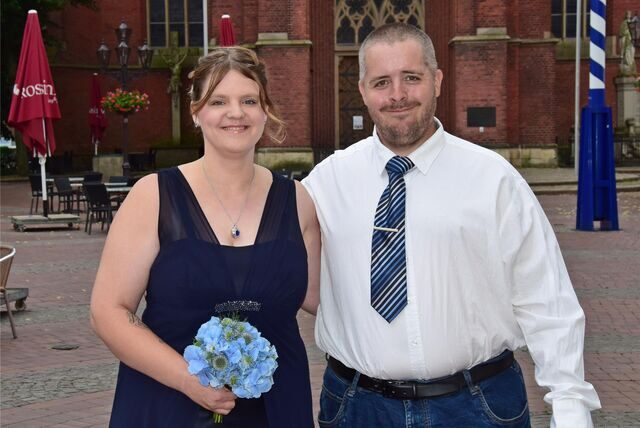 Jasmin Mertinat und Uwe Rutenfranz haben am Samstag geheiratet.