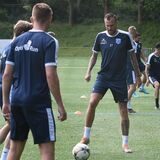 Kevin Großkreutz startete mit Wacker Obercastrop ins Training.