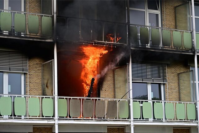 Das Feuer brach in einem Patientenzimmer der Station 2 aus.