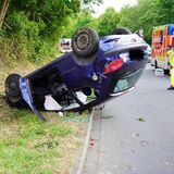 Bei einem Unfall überschlug sich das Auto eines Mannes aus Castrop-Rauxel.