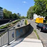 Auffahrt zur B1 von der Märkischen Straße in Dortmund.