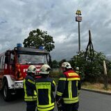 Die Feuerwehr ist am Mittwochmorgen zu einem Sturmeinsatz im Endelner Feld ausgerückt. Ein Baum ist dort abgebrochen.