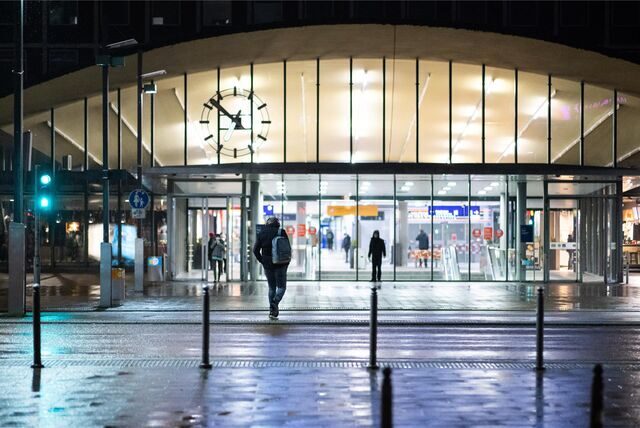 Der Eingang zum Bochumer Hauptbahnhof.