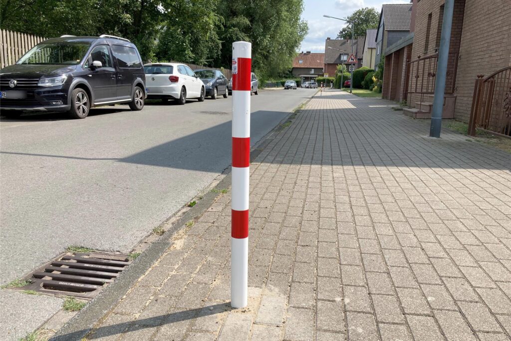 Poller in der Feige. Poller in der Feige.