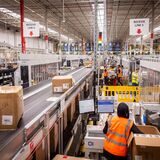 Ein Blick ins Amazon-Logistikzentrum in Dortmund