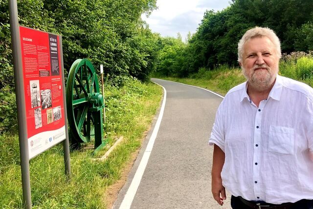 SPD-Ratsmitglied Christian Wengerek auf der König-Ludwig-Trasse.