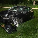 Ein Auto ist bei einem Unfall in Dorsten schwer beschädigt worden.