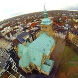 Propsteikirche St. Peter aus derf Vogelspektive