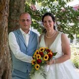 Sonja (geborene Moritz) und Steffen Porsch reisen nach der Hochzeit in Castrop-Rauxel zurück zu ihrem Lebensmittelpunkt in Norwegen.