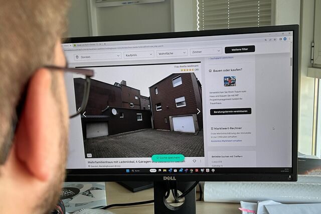 Auf mehreren Plattformen im Internet werden Immobilien zum Kauf angeboten. Auch in Dorsten finden sich einige Objekte.