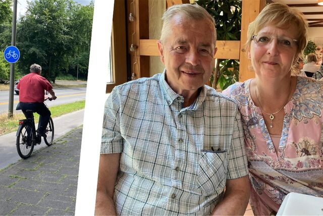 Werner Hubert und seine Tochter Martina Backhaus nutzten unser Leserfrühstück, um ihre Meinung zum neuen Radschnellweg zu äußern.