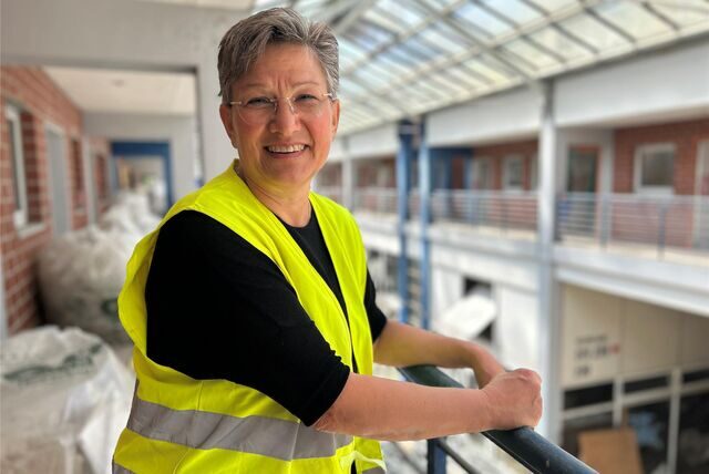 Dagmar Stobbe ist Projektleiterin und verantwortet den Abriss des Wulfener Marktes.