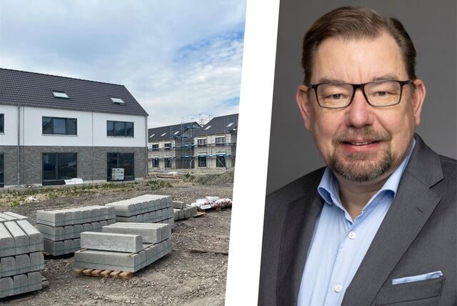 BFW-Präsident Dirk Salewski stellte die Studie zur Erschwinglichkeit von Wohneigentum vor. In Castrop-Rauxel entstehen gerade im Beerenbruchviertel viele neue Häuser.