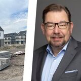 BFW-Präsident Dirk Salewski stellte die Studie zur Erschwinglichkeit von Wohneigentum vor. In Castrop-Rauxel entstehen gerade im Beerenbruchviertel viele neue Häuser.