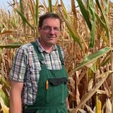 Ludger Winkelkotte im Maisfeld