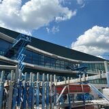 Das neue Levi’s-Logistikzentrum in Dorsten nimmt langsam Formen an.