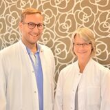 Die Chefärztin der Dorstener Frauenklinik Dr. Simone Sowa freut sich auf die gemeinsame Zusammenarbeit mit dem neuen Leitenden Oberarzt Andreas Schmeling.