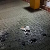 Nur noch verkohlte Prospekte blieben übrig. In einem Briefkasten in der Friedrichstraße am Hülser Markt verbrannten in der Nacht zu Freitag etliche Briefe.