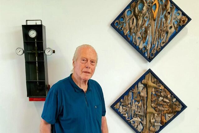 Jan Bormann ist einer der Künstler der Dortmunder Gruppe, der seine Werke in der Ausstellung „Loppu“ präsentiert.