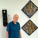 Jan Bormann ist einer der Künstler der Dortmunder Gruppe, der seine Werke in der Ausstellung „Loppu“ präsentiert.