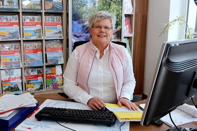 Angelika Schmäing vom Reisebüro Haltern