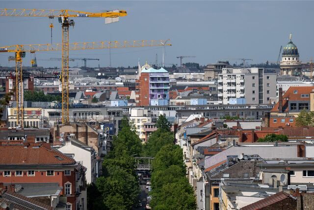 Blick auf Wohnhäuser in Berlin