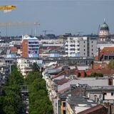 Blick auf Wohnhäuser in Berlin
