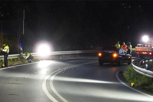 Bei dem Unfall auf der A-43-Auffahrt in Lavesum war eine Frau lebensgefährlich verletzt worden.
