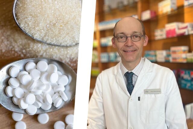 Apotheker Claus Ehrensberger rät, sich nicht wegen Aspartam verrückt zu machen. Der Süßstoff ist seit Kurzem als „möglicherweise krebserregend“ eingestuft. Aber es kommt auf die Menge an.