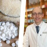 Apotheker Claus Ehrensberger rät, sich nicht wegen Aspartam verrückt zu machen. Der Süßstoff ist seit Kurzem als „möglicherweise krebserregend“ eingestuft. Aber es kommt auf die Menge an.