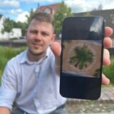 Der Dorstener Musiker Alexander Büning zeigt das Cover seines neu veröffentlichten Mallorca-Songs.