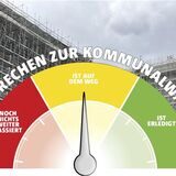 Die Rathaussanierung ist auf den Weg gebracht. Doch es wird noch mindestens bis April 2026 dauern, bis das renovierte Rathaus wieder eröffnet wird.