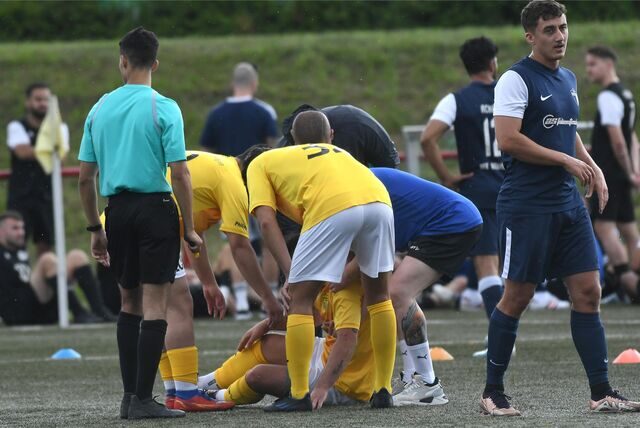 Im Halbfinale der Stadtmeisterschaft gegen den FC Castrop-Rauxel verletzte sich allerdings Bekir Kilabaz schwer.
