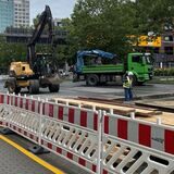 Verzögerungen bei der großen Wall-Baustelle am Dortmunder U: Dazu trugen archäologische Funde und der Regen der vergangenen Wochen bei.