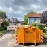 Eine Baustelle auf der Westpreußenstraße in Datteln.