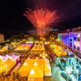 Die City als Kulisse: Das große Feuerwerk von Dortmund à la carte.