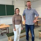 Die Cottenburgschule hat seit dem Schuljahr 2023/24 einen Teilstandort an der Grundschule am Hügel. Schulleiter Jan Hagedorn und seine Vertreterin Isabelle Specht führen uns im August 2023 durch die Räume. Jetzt steht fest, dass die Schule 2025 eigenständig wird.