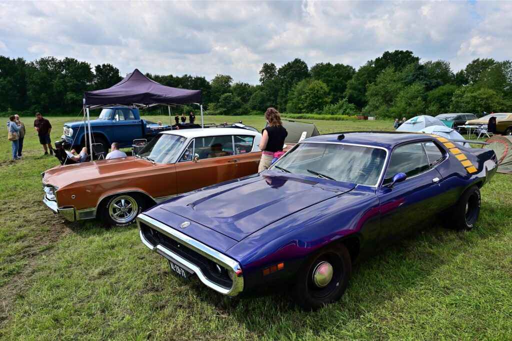 Die Mopar Nationals 2023, Deutschlands größtes Treffen für Dodge, Plymouth und Chrysler Fahrzeuge bis Baujahr 1979 finden an diesem Wochenende am Bikertreff Vogel in Marl statt.
