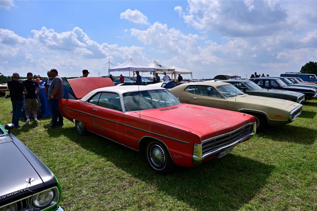 Die Mopar Nationals 2023, Deutschlands größtes Treffen für Dodge, Plymouth und Chrysler Fahrzeuge bis Baujahr 1979 finden an diesem Wochenende am Bikertreff Vogel in Marl statt.