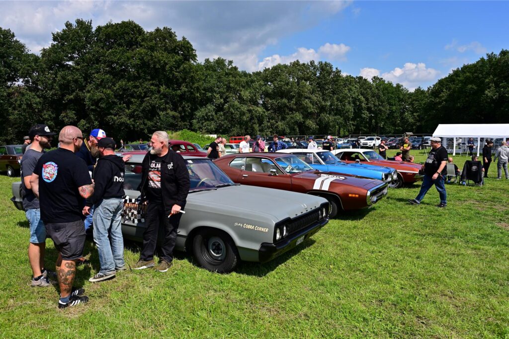 Die Mopar Nationals 2023, Deutschlands größtes Treffen für Dodge, Plymouth und Chrysler Fahrzeuge bis Baujahr 1979 finden an diesem Wochenende am Bikertreff Vogel in Marl statt.