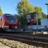 Die RB 43 hält am Bahnhof Castrop-Rauxel-Süd.