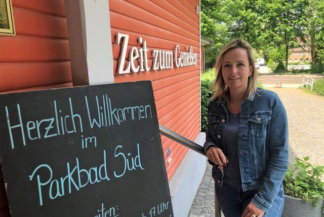 Marlen Kempf ist Inhaberin der Gastronomie Parkbad Süd.