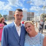 Donato und Andrea Incampo vor dem Alten Stadthaus in Dortmund.