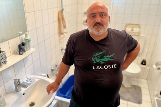 Mevlüt A. wohnt an der Erwinstraße in Dortmunds Nordstadt. Er sagt, dass er zehn Tage lang nicht duschen konnte.