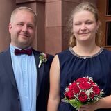 Dortmunder Hochzeitspaar: Christopher und Rebecca sind seit einem Jahr zusammen. Jetzt sind sie auch verheiratet.