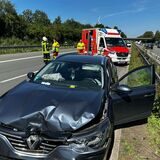 Zwei Autos sind am Freitagnachmittag auf der A31 in Dorsten kollidiert.
