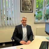 Sascha Maurus in seinem Büro.