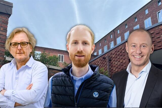 Unterschiedliche Positionen zum Drogenkonsumraum im Hintergrund: Ulrich Langhorst von den Grünen, Jendrik Suck (CDU) und Michael Kauch (FDP, v. l.)