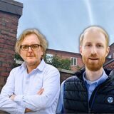 Unterschiedliche Positionen zum Drogenkonsumraum im Hintergrund: Ulrich Langhorst von den Grünen, Jendrik Suck (CDU) und Michael Kauch (FDP, v. l.)